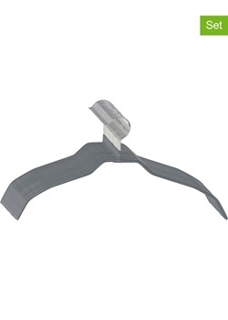 Wenko Wieszaki (20 szt.) &quot;Alessia&quot; w kolorze szarym na ubrania - 41 x 21,5 x 0,5 cm ze sklepu Limango Polska w kategorii Szafy - zdjęcie 187756161