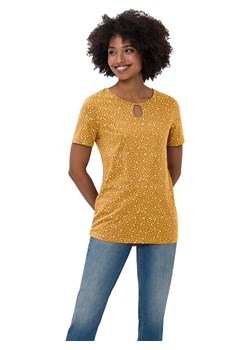 Heine Koszulka w kolorze żółto-białym ze sklepu Limango Polska w kategorii Bluzki damskie - zdjęcie 187756410