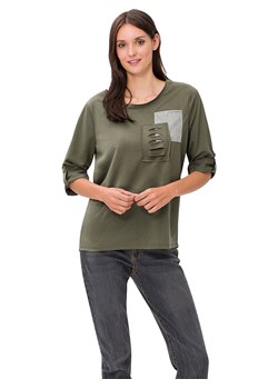 Heine Koszulka w kolorze khaki ze sklepu Limango Polska w kategorii Bluzki damskie - zdjęcie 187756453