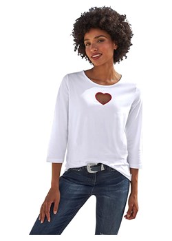 Heine Koszulka w kolorze białym ze sklepu Limango Polska w kategorii Bluzki damskie - zdjęcie 187757322