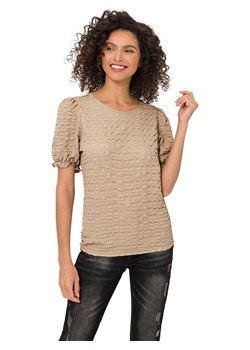 Heine Koszulka w kolorze beżowym ze sklepu Limango Polska w kategorii Bluzki damskie - zdjęcie 187757424