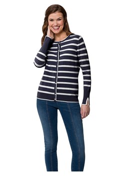 Heine Kardigan w kolorze granatowo-kremowym ze sklepu Limango Polska w kategorii Swetry damskie - zdjęcie 187757480