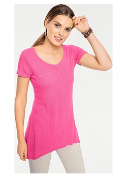 Heine Jedwabna koszulka w kolorze różowym ze sklepu Limango Polska w kategorii Bluzki damskie - zdjęcie 187757563