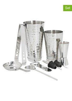 BarCraft 8-częściowy zestaw w kolorze srebrnym do koktajli ze sklepu Limango Polska w kategorii Naczynia - zdjęcie 187758443