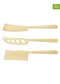 Artesa Noże (3 szt.) w kolorze złotym do sera ze sklepu Limango Polska w kategorii Naczynia - zdjęcie 187758861