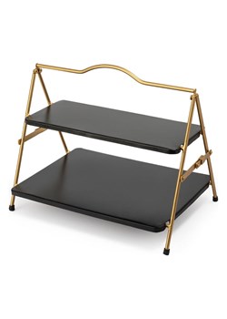 Artesa Etażerka w kolorze złoto-czarnym - 39 x 34,5 x 26 cm ze sklepu Limango Polska w kategorii Misy i tace dekoracyjne - zdjęcie 187758932