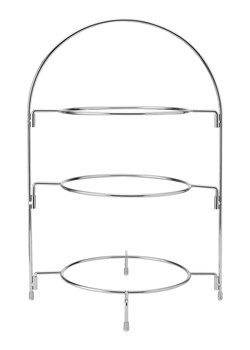 Artesa Etażerka w kolorze srebrnym - wys. 29 x Ø 19,5 cm ze sklepu Limango Polska w kategorii Misy i tace dekoracyjne - zdjęcie 187758944