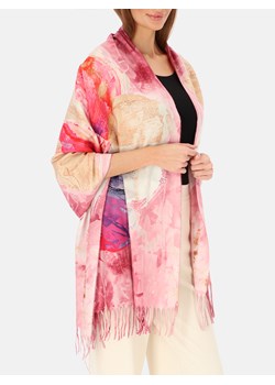 Kolorowy szal z kaszmiru i wełny z kwiatem Potis & Verso ze sklepu Eye For Fashion w kategorii Szaliki i chusty damskie - zdjęcie 187760980