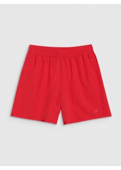 Damskie spodenki plażowe 4F 4FWSS25UBDSF149 - czerwone ze sklepu Sportstylestory.com w kategorii Szorty - zdjęcie 187761384