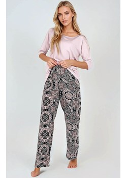 Piżama damska wiskoza Desert Rose, Kolor różowy-wzór, Rozmiar S, Momenti per me ze sklepu Primodo w kategorii Piżamy damskie - zdjęcie 187761561