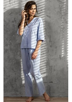 Piżama damska rozpinana Ocean Dream, Kolor niebieski, Rozmiar S, Momenti per me ze sklepu Primodo w kategorii Piżamy damskie - zdjęcie 187761633