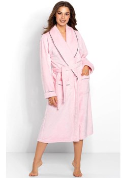 Długi szlafrok damski Eloise, Kolor różowy, Rozmiar L, Momenti per me ze sklepu Primodo w kategorii Szlafroki damskie - zdjęcie 187761681