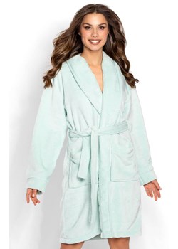 Szlafrok damski ciepły Fiona, Kolor miętowy, Rozmiar S, Momenti per me ze sklepu Primodo w kategorii Szlafroki damskie - zdjęcie 187761684