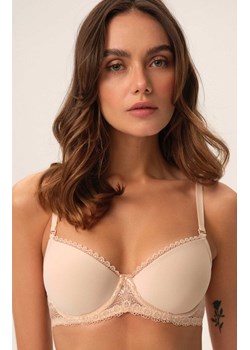 Esotiq biustonosz push-up z odpinanymi ramiączkami beżowy Kassidy 20183-80X, Kolor beżowy, Rozmiar 65B, Esotiq ze sklepu Intymna w kategorii Biustonosze - zdjęcie 187761950