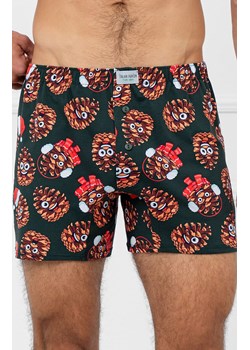 Świąteczne bokserki męskie Cono BIS, Kolor zielony-wzór, Rozmiar M, Italian Fashion ze sklepu Intymna w kategorii Majtki męskie - zdjęcie 187761990