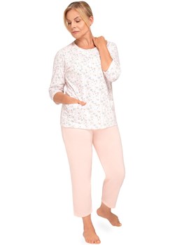 Bawełniana piżama damska z długimi spodniami Maria II 201 33, Kolor ecru-beżowy, Rozmiar M, MARTEL ze sklepu Intymna w kategorii Piżamy damskie - zdjęcie 187762051