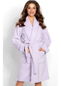 Szlafrok damski ciepły Violetta, Kolor liliowy, Rozmiar S, Momenti per me ze sklepu Intymna w kategorii Szlafroki damskie - zdjęcie 187762331