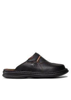 Klapki Josef Seibel Klaus 10999 26 611 Czarny ze sklepu eobuwie.pl w kategorii Klapki męskie - zdjęcie 187762414