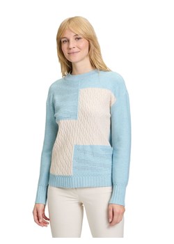 Betty Barclay Sweter w kolorze błękitno-kremowym ze sklepu Limango Polska w kategorii Swetry damskie - zdjęcie 187765114
