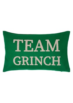PAD Concept Poszewka &quot;Team Grinch&quot; w kolorze zielonym na poduszkę - 30 x 50 cm ze sklepu Limango Polska w kategorii Poduszki dekoracyjne - zdjęcie 187765752