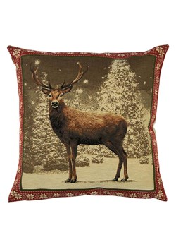 Mars &amp; More Poduszka &quot;Gobelin&quot; w kolorze brązowym - 45 x 45 cm ze sklepu Limango Polska w kategorii Poduszki dekoracyjne - zdjęcie 187765844