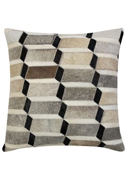 Mars &amp; More Poduszka &quot;Cow illusion&quot; w kolorze beżowo-czarnym - 45 x 45 cm ze sklepu Limango Polska w kategorii Poduszki dekoracyjne - zdjęcie 187765910