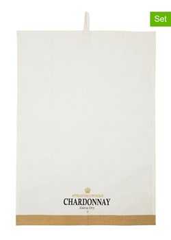 Mars &amp; More Ściereczki (3 szt.) &quot;Chardonnay&quot; w kolorze białym do naczyń - 70 x 50 cm ze sklepu Limango Polska w kategorii Ścierki kuchenne - zdjęcie 187765980
