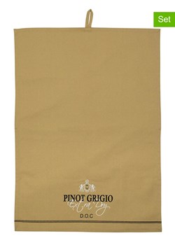 Mars &amp; More Ściereczki (3 szt.) &quot;Pinot Grigio&quot; w kolorze beżowym do naczyń - 70 x 50 cm ze sklepu Limango Polska w kategorii Ścierki kuchenne - zdjęcie 187765982