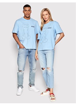 2005 T-Shirt Unisex Horned Błękitny Relaxed Fit ze sklepu MODIVO w kategorii Bluzki damskie - zdjęcie 187766130