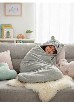 Sinsay - Śpiwór dziecięcy - zielony ze sklepu Sinsay w kategorii Kocyki dziecięce - zdjęcie 187766433