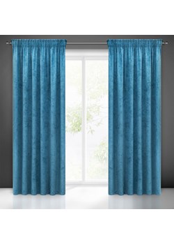 ZASŁONA GOTOWA ANISA NA TAŚMIE 140 X 270 CM TURKUSOWY ze sklepu lenaodniemowlakadoszkolniaka.pl w kategorii Zasłony - zdjęcie 187766451