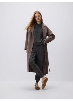 Reserved - Dzianinowe spodnie jogger - ciemnoszary ze sklepu Reserved w kategorii Spodnie damskie - zdjęcie 187766814