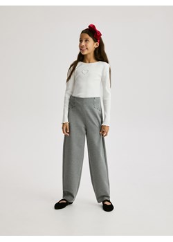 Reserved - Spodnie z dżetami - ciemnoszary ze sklepu Reserved w kategorii Spodnie dziewczęce - zdjęcie 187766843