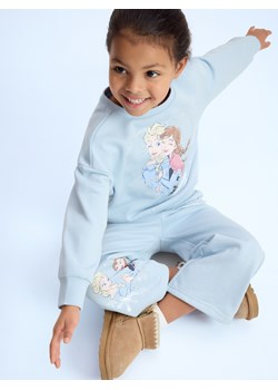Reserved - Bluza z nadrukiem Kraina Lodu - jasnoniebieski ze sklepu Reserved w kategorii Bluzy dziewczęce - zdjęcie 187766960