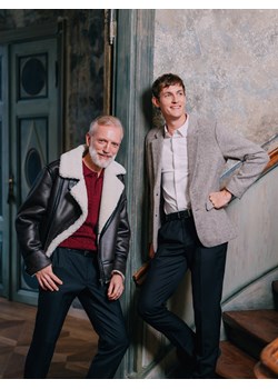 Reserved - Kurtka z kożuchem - ciemnobrązowy ze sklepu Reserved w kategorii Kurtki męskie - zdjęcie 187767000