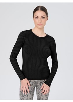 Sinsay - Dopasowany sweter z długimi rękawami - czarny ze sklepu Sinsay w kategorii Swetry damskie - zdjęcie 187767291