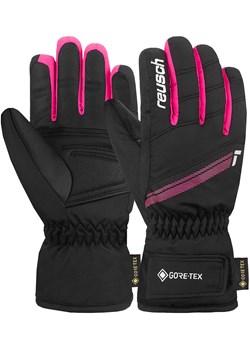 Reusch Rękawiczki narciarskie &quot;Tommy GORE-TEX Junior&quot; w kolorze czarno-różowym ze sklepu Limango Polska w kategorii Rękawiczki dziecięce - zdjęcie 187768161