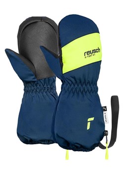 Reusch Rękawiczki narciarskie &quot;Cliff R-TEX® XT&quot; w kolorze granatowo-żółtym ze sklepu Limango Polska w kategorii Rękawiczki dziecięce - zdjęcie 187768363