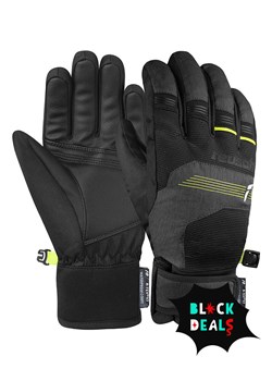 Reusch Rękawiczki narciarskie &quot;Benji R-TEX® XT&quot; w kolorze czarnym ze sklepu Limango Polska w kategorii Rękawiczki dziecięce - zdjęcie 187768472