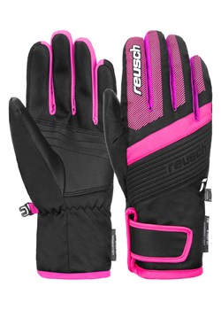 Reusch Rękawiczki funkcyjne &quot;Duke&quot; w kolorze czarno-różowym ze sklepu Limango Polska w kategorii Rękawiczki dziecięce - zdjęcie 187768491