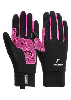 Reusch Rękawiczki funkcyjne &quot;Arien&quot; w kolorze czarno-różowym ze sklepu Limango Polska w kategorii Rękawiczki dziecięce - zdjęcie 187768502