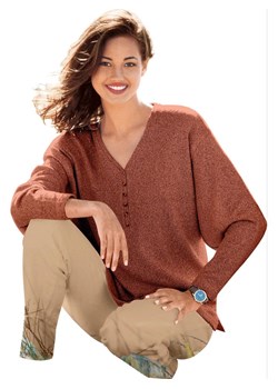 WITT WEIDEN Sweter w kolorze jasnobrązowym ze sklepu Limango Polska w kategorii Swetry damskie - zdjęcie 187771702