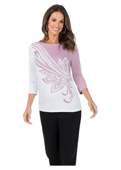 WITT WEIDEN Sweter w kolorze białym ze sklepu Limango Polska w kategorii Swetry damskie - zdjęcie 187771771