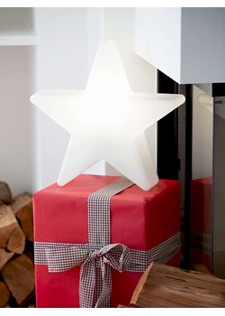 8 seasons Dekoracyjna lampa solarna LED w kolorze białym - Ø 40 cm ze sklepu Limango Polska w kategorii Oświetlenie - zdjęcie 187771934