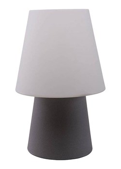 8 seasons Lampa stołowa LED &quot;No. 1&quot; w kolorze szarobrązowo-białym - wys. 60 x Ø 39 cm ze sklepu Limango Polska w kategorii Oświetlenie - zdjęcie 187772150