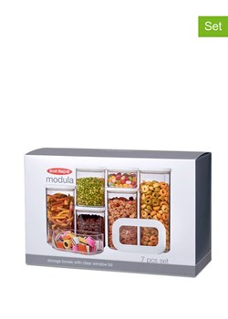 Mepal Pojemniki (7 szt.) w kolorze białym ze sklepu Limango Polska w kategorii Pojemniki kuchenne - zdjęcie 187772694