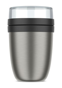 Mepal Lunchpot &quot;Ellipse&quot; w kolorze srebrno-czarnym - wys. 16,9 x Ø 10,7 cm ze sklepu Limango Polska w kategorii Pojemniki kuchenne - zdjęcie 187772752