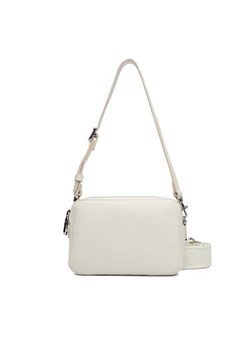 Calvin Klein Torebka Webbing Double Strap Camera Bag LV04F3165G Biały ze sklepu MODIVO w kategorii Torebki damskie - zdjęcie 187772842