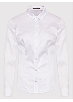 Guess Koszula W2YH41 WAF10 Biały Slim Fit ze sklepu MODIVO w kategorii Koszule damskie - zdjęcie 187772850