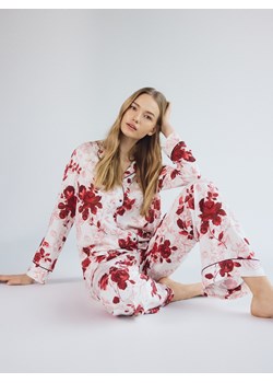 Reserved - Dwuczęściowa piżama we wzory - różowy ze sklepu Reserved w kategorii Piżamy damskie - zdjęcie 187773220
